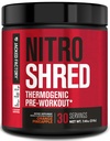 Jacked Factory NITROSURGE Shred Pre Workout Supplement - Energy Booster, Instant Strength Gains, Sharp Focus, Powerful Pumps - Nitric Oxide Booster & PreWorkout Powder - 30Sv, Orange Ananas