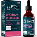 E2H Alle natürlichen Frauen Wellness, Hormon Balance und PMS Relief mit schwarzem Cohosh, Dong Quai und Licorice Wurzel für heiße Flash Relief - 2 Fl Oz