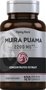 Piping Rock Muira Puama Root Extract 2200 mg | 120 Kapseln | für Männer und Frauen | Non GMO, Gluten kostenlose Ergänzung