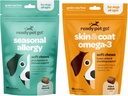 Omega 3 & Allergy Chews für Hunde | Probiotics & Allergy Immun Ergänzungen für Itch & Allergy Relief | Fish Oil for Dog Shedding, Skin Allergy, Itch Relief | 90 Chews Jede