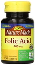 Naturgemachte Folsäure 400 mcg 250 Count (4 Pack)