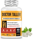 NuBest Doctor Taller - Knochenstärke unterstützt, Enhance Immunsystem - Keto mit Calcium, Vitamin D3, Vitamin K2, Aminosäuren & Kräuter für Kinder (8+) - 60 Vegan Kapseln | 1 Monat Versorgung
