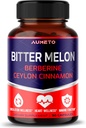 Bitter Melon Kapseln - Verbessert mit Berberine Ceylon Cinnamon für Zirkulation Wellness und Immunfunktion (90 Count (Pack von 1))