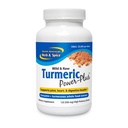 NORTH AMERICAN HERB & SPICE Turmeric Power-Plus - 120 Count - Curcumin & Turmerones Whole Food Extract - Joint, Heart & Digestive Health Support - Antioxidant - Non-GMO - 60 Servings