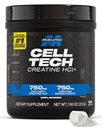 MuscleTech Cell-Tech Creactor Creatine HCl Powder, Post Workout Muscle Builder für Männer & Frauen, Kreatinhydrochlorid + Free-Acid, Unflavored (120 Servierungen), 7.45 Unze