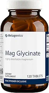 Metagenics Mag Glycinate - Highly Absorbable Magnesium - Magnesium Glycinate für Nervous System Support* - Glutenfrei - Non-GMO - Vegetarisch - 120 Tabletten
