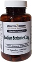 Food Grade Sodium Bentonite Clay Powder Capsules (1000 mg) 60 Graf von Addicted 2 Healthy