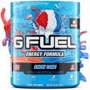 G Fuel Snow Cone Energy Drink Powder, Pre Workout Caffeine Mix for Gaming, Sugar Free Focus Amino, Vitamin + Antioxidantien, 9.9oz (Snow Cone, 40 Portionen)
