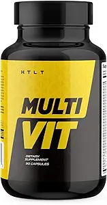 Multi VIT von HTLT | Complete Multivitamin for Men and Women | Daily Energy and Immunity Supplement | with Minerals and Antioxidants for Muscle Recovery, (90 Kapseln)