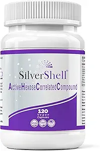 Wirkstoff Hexose korrelierte Ergänzungen – 120 Vegan Caps, 500mg – Bio Shiitake Pilzextrakt Ergänzung Kapseln für Immununterstützung & natürliche Immun Booster – Non-GMO & Gluten-Free