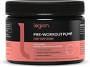 LEGION Pre Workout Pump - Arginine Supplement steigert Stickstoffmonoxidproduktion - Nitric Oxid Booster hilft Stärke & Stamina zu erhöhen, fördert verbesserte Muskeleffizienz (Unflavored, 30 Portionen)