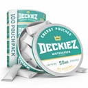 Deckiez Energy Pouches, 5 Dosen (100 Pouches), Zuckerfreies Koffein Supplement, Kaffee Pouches & Energy Drink Alternative, 50mg Koffein Pouches, Wintergreen Flavor