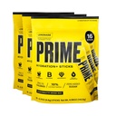 PRIME HYDRATION+ Sticks Lemonade | Hydration Pulver Einzelne Serviersticks | Elektrolytpulver auf dem Go | 250mg BCAAs, B Vitamine, Antioxidantien | Niedriger Zucker | Koffeinfrei | Vegan | 48 Sticks