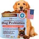 Natural Dog Company Gut Health & Canine Spezifische Probiotika Kauen, 1 Tägliche Kaue für alle Hunde, Präbiotika & Verdauungsenzyme für Verdauung, Gas, Loose Hocker, Immunsystem & Bowel Unterstützung