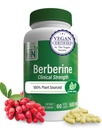 Gesundheit Thru Nutrition Berberine HCl 500mg 60 Servierungen | Klinische Stärke Supplement | Zertifiziert Vegan | Non-GMO | Soy Free | 3. Partei Getestet