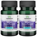 Swanson Iron (Ferrous Fumarate) - Mineralische Ergänzung Förderung der Energieunterstützung - Hochkonzentrierte Formelassistenten in der Sauerstoff-Lieferung & Fettsäure-Metabolismus 60 Sgels (2 Packung)