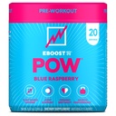 EBOOST POW Natural Pre Workout Powder – 20 Portionen - Blue Raspberry - Eine PreWorkout-Ergänzung für Performance, Joint Mobility Support, Energy - Männer und Frauen - Non-GMO, Gluten-Free, No Creatine