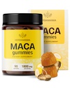 HERBAMA Maca Root Gummie - 1800mg Maca Root Extract for Energy Support - Vegan, Non-GMO Antioxidant Support Supplement - 90 Pectin-Based Banana-Flavored Chews