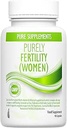 Konzeption Fruchtbarkeitsergänzung für Frauen | Weibliche Fruchtbarkeitsunterstützung | Fördert Ovulation, Regular Cycle, Hormonal Balance | CoQ10, 400μg Methylfolat (Folic Acid), Inositol, Eisen, Selen, Zink usw.