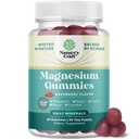 Sugar-Free Extra Strength Calm Magnesium Gummis für Erwachsene - Relaxing Magnesium Citrate Gummis mit Elemental Mag - Schlafhilfe Weiche Kauen Himbeer Flavored - Body & Mind Relaxation - 60 Count