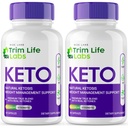 rize labs - - Trim Life Labs Keto Kapseln - Weight Loss Pills - Support Maximum Strength Formula, Keto+ACV Supplement (120 Kapseln)