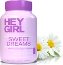 Sweet Dreams Capsules - Natürliche Schlafunterstützung mit Melatonin, L-Theanin, Valerian Root, Kamille, Zitronenbalsam - 60 Kapseln