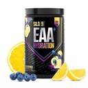HOSSTILE SILO[9] Essential Amino Acids, EAA & BCAA Powder, Electrolyte Hydration Support, Enhance Muskelwachstum & Erholung, Pre oder Post Workout Drink, Blueberry Lemonade, 30 Portionen