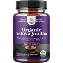 High Strength Organic Ashwagandha Ergänzungen - Ashwagandha Organische Tabletten für Mood Unterstützung & Hormon Balance für Frauen und Männer - Root-Extrakt-Pulver mit schwarzem Pfeffer für bessere Absorption - 60 Ct