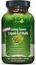 Irwin Naturals Women's Living Green Liquid-Gel Multi - 120 Liquid Softgels - Inklusive 70 essentielle Nährstoffe, Vitamine & Mineralien