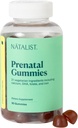 NATALIST Pränatale Gummis für Ihre tägliche Preconception & Pregnancy Formel Frauen Multivitamine + DHA Omega-3 von Algae - Mischbeere, Vegetarisch, Glutenfrei, Non-GMO - 90 Count