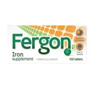 Fergon High Potency Eisen Ergänzung Tablets 100 ea (Pack von 3)