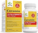 Terry Naturally Curamin Extra Strength - Curcumin & Boswellia für gesunde Zirkulation Unterstützung - Kurkuma Ergänzung zu unterstützen Gelenke, Muskelgesundheit & Endorphin Produktion - 90 Tabletten