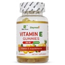 Vitamin E Gummies 268mg, Köstlich, Vegan, Non-GMO, Erwachsene Gummy-Ergänzungen, Immun-, Haut- und Augenunterstützung, 60 Zähler