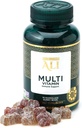 Arzt ALI Natürliche Multivitamin-Gummien | Organic Daily Gummies mit Vitamin A, C, & Essential Nährstoffe | Immununterstützung, Verdauung, Gehirn & Vision Gesundheit | Glutenfrei | Gelatinfrei | 70 Zähler