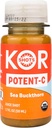 KOR Shots Sea Buckthorn und Baobab Shot - 1.7 Fl Oz - Potent C - Superfoods Vitamin C Shot - USDA Certified Organic