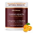 Life's Fortune 5000mg L- Arginin Ergänzungspulver & 1000mg L-Citrulline, Hochpotenz Nitric Oxid Gesundheit Booster, Endurance, Workout Performance, Natürliche Orange Geschmack (20 Servierungen)
