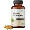 Futurebiotics Vitamin B Komplex mit Vitamin C unterstützt Energieproduktion, Nervensystem & Immununterstützung - Nicht-GVO, 120 Vegetarische Kapseln