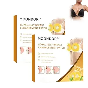 MOONDOR Royal Jelly Breast Enhancement Patch – Natürlicher, atmungsaktiver und reizender Patch für Damen (2Pack)