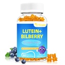 20mg Lutein & Zeaxanthin Gummis mit Bilberry, Astaxanthin, Omega 3, Vitamin C, E - Sugar Free Eye Health Supplement für Erwachsene & Kinder - Dry Eye Relief, Vision Clarity, Macular Support