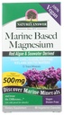Nature's Answer Marine Based Magnesium, Super Concentrated 500mg | Plant Based | Red Algae & Seawater abgeleitet | Alkoholfrei & Glutenfrei | Vegetarische Kapseln 90ct