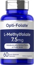Carlyle L Methylfolat 7,5 mg | 60 Kapseln | Optimiert und aktiviert | Nicht-GVO, Glutenfrei | Methylfolat, 5-MTHF | von Opti-Folat