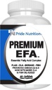 Pride Nutrition Premium EFA Omega 3-6-9 Supplement für Männer und Frauen 5 in 1 - EPA, DHA, GLA, ALA & CLA essentielle Fettsäuren mit Fischöl - Softgel Pillen