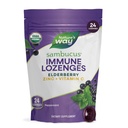 Naturweg Sambucus Zinc Lozenges mit Elderberry und Vitamin C, Pfefferminz Flavored, 24 Lozenges