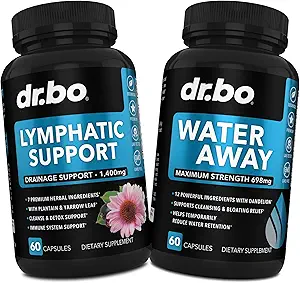 Lymphatic Drainage Supplements Pillen & Wasser Weg - Lymphatic Support Gesamte Kräuterreiniger Produkte & Natürliche Wasser Pillen Diuretics - Lymphe Node Detox Cleanse System Drainage für Immununterstützung