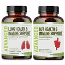 Lung Health & Immun Support Supplement - Lung Cleanse und Detox mit Immunität Vitamine für bessere Lunge, Immunabwehr, Klare Lunge & Deep Breathing einschließlich Quercetin & Cordyceps. Zwei Monate Lieferung