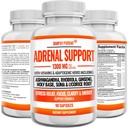 Adrenal Support und Cortisol Manager - 90 Kapseln, Adrenal Health Supplement mit Ashwagandha, Licorice Root, Rhodiola Rosea, Ginseng, Heilige Basil für Adrenal Fatigue für Frauen & Männer