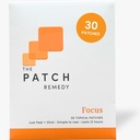 Der Patch Remedy Focus Patch | Ginkgo Biloba, Acetyl-L-Carnitin, Bacopa, Magnesium L-Threonate, Grüner Tee | 30 Patches