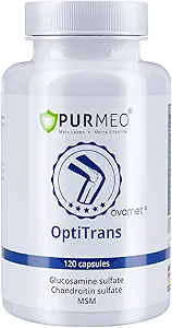 OVOMET Eggshell Membrane Low-Purine Glucosamine Chondroitin Sulfat MSM Boswellia Joint Supplement - Unterstützt Mobilität Komfort Stärke Flexibilität & Knochen - Made in Germany - 60 Tage Versorgung