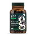 Gaia Herbs Türkei Tail Mushroom - Immununterstützung Ergänzung zu helfen halten Leber Gesundheit - mit Bio Türkei Tail Pilz Fruchtkörper Extrakt - 120 Vegan Kapseln