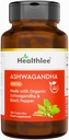 Organic Ashwagandha ergänzt Kapseln für Männer und Frauen| Ashwagandha Root Powder mit schwarzem Pepper. Ashwagandha Organic Complex of India 60 Day Supply.